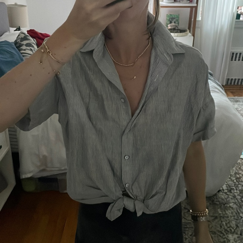 Rag & Bone Collared Button Shirt - image 2